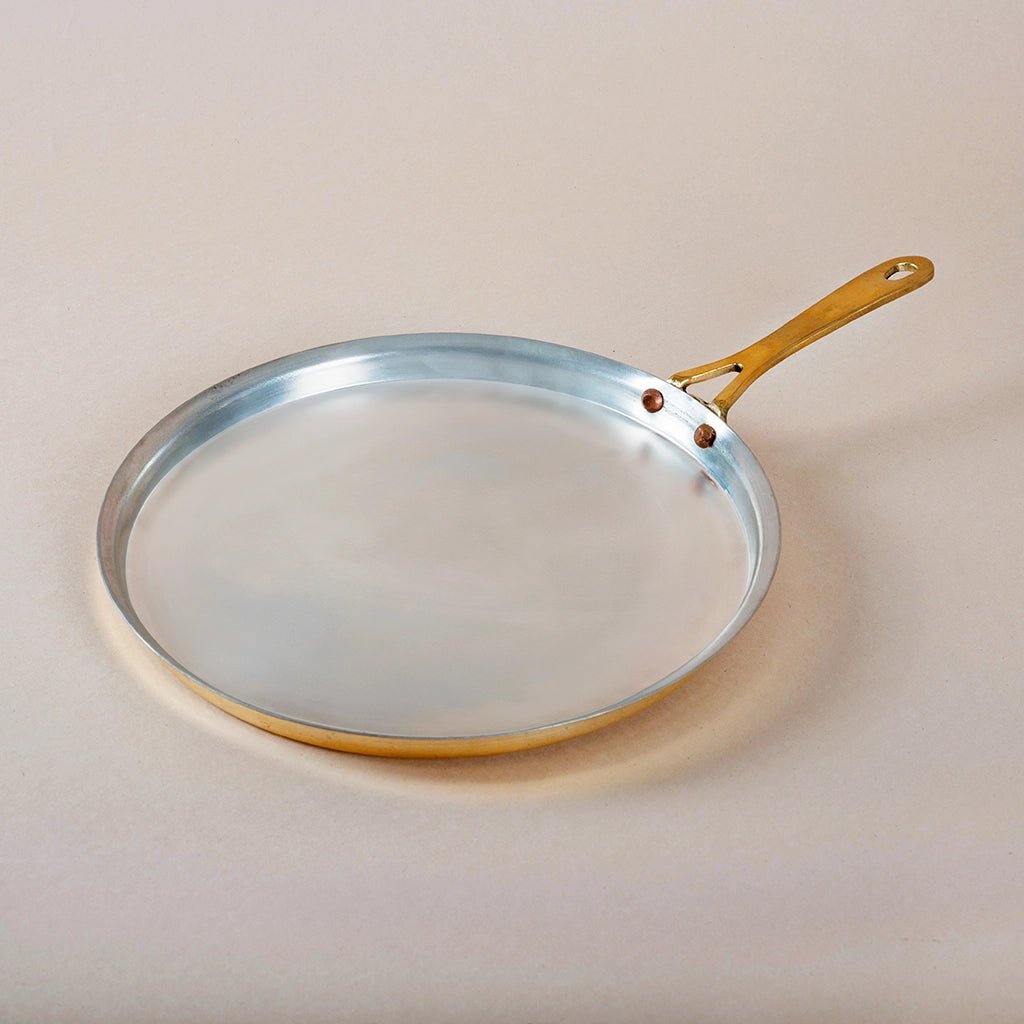 Brass Dosa Tawa - Naturally Non Stick, Teflon Free - Kalasians