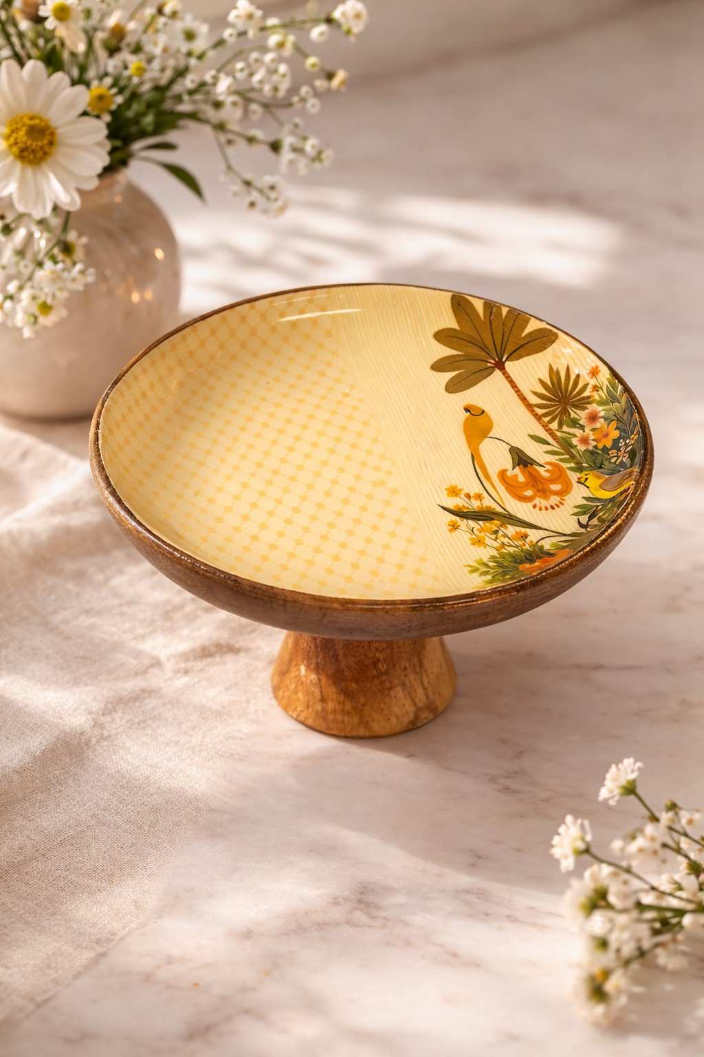 Mango Wood Cake Stand