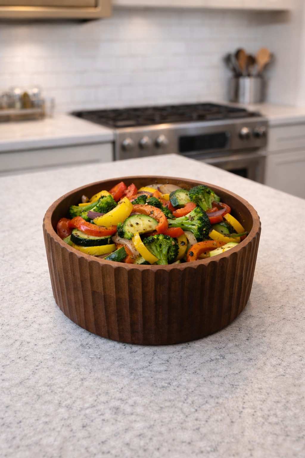 Wooden Serving bowl - Without lid for snack, fruits