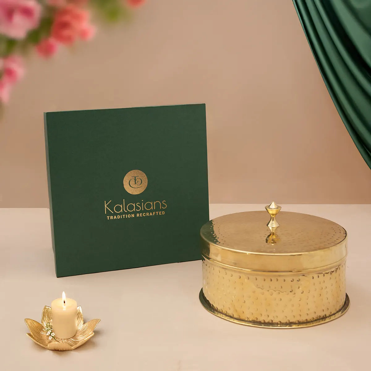 Brass Chapati Box