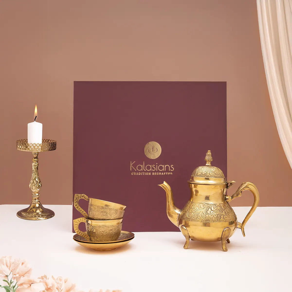 Brass Tea Set