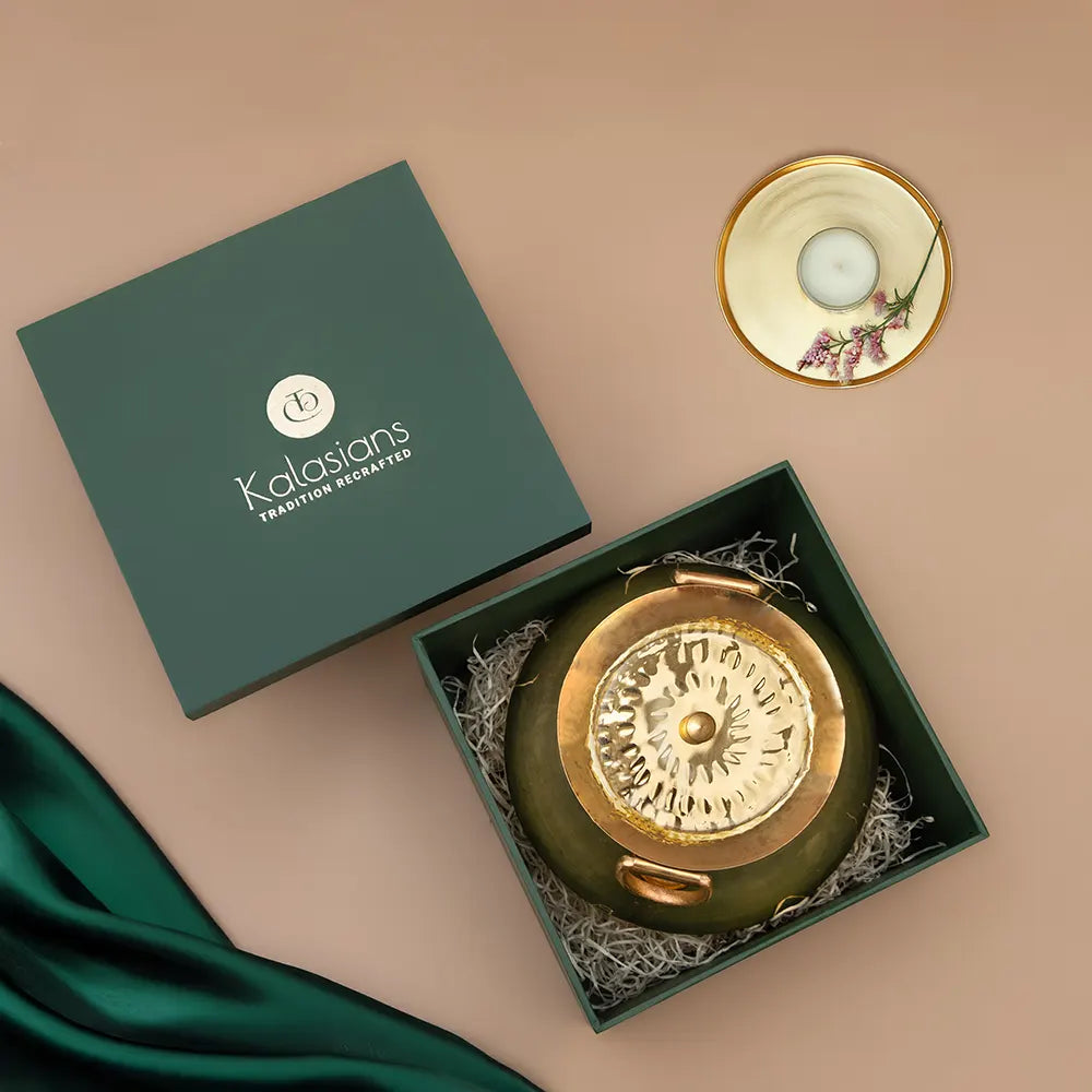 Brass Degchi in a Box