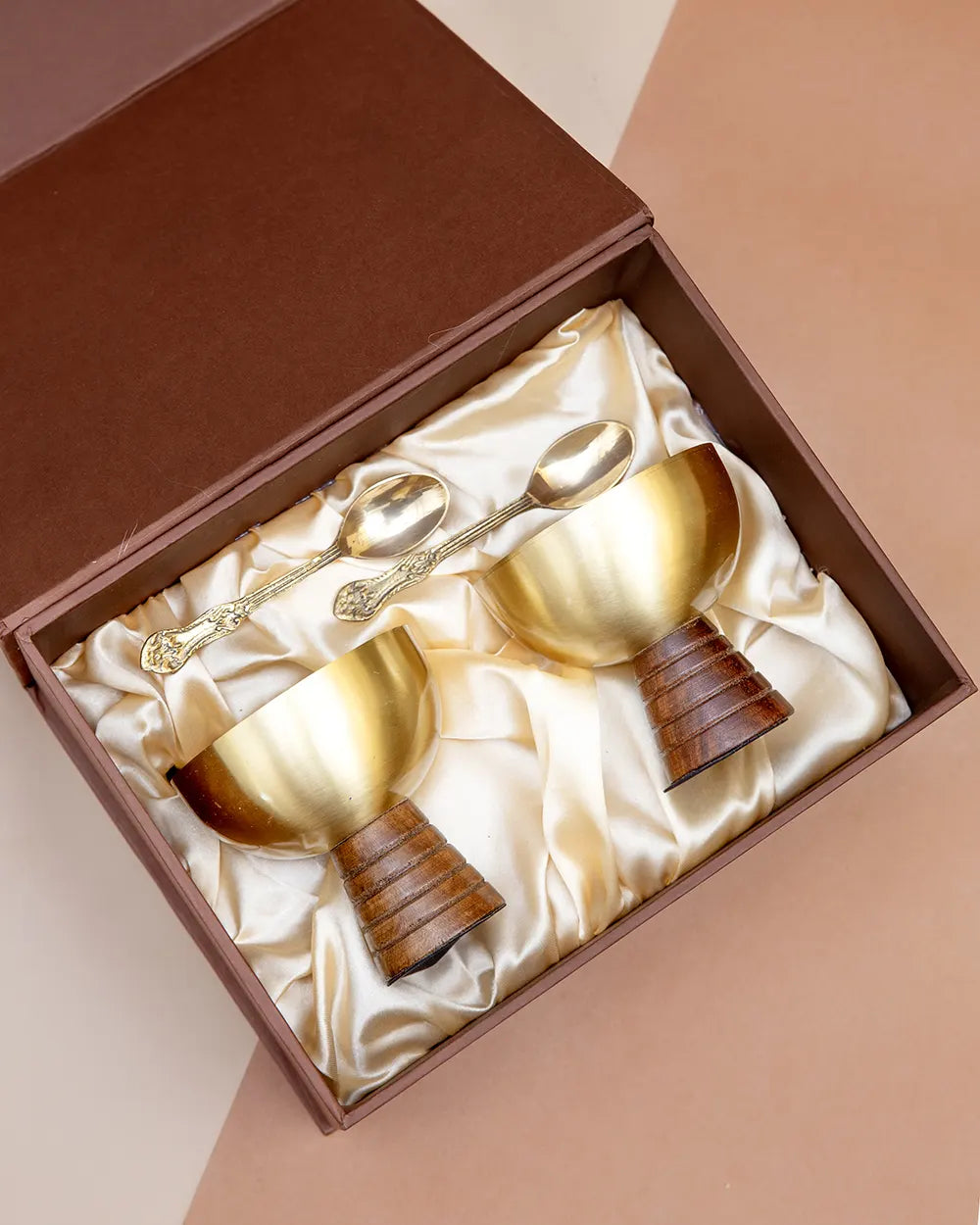 Brass Dessert Cups – Scratch-Resistant, Sturdy Build