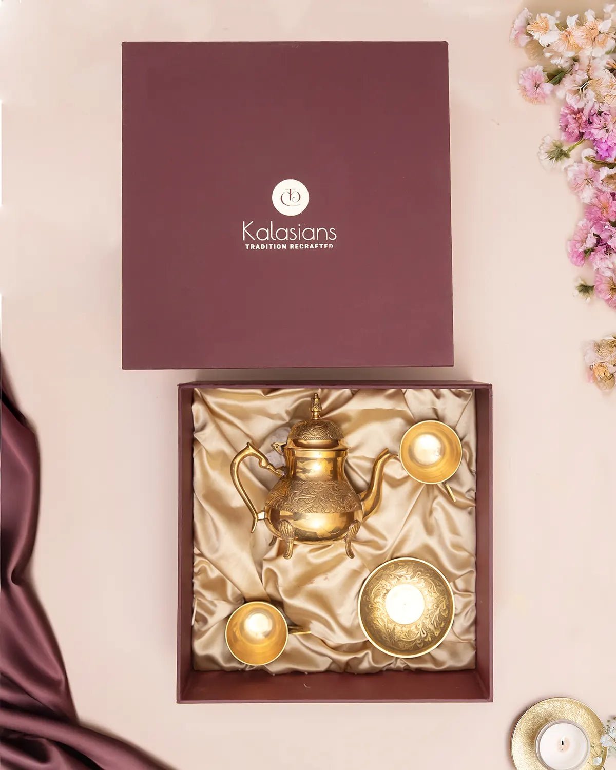 Brass Tea Set
