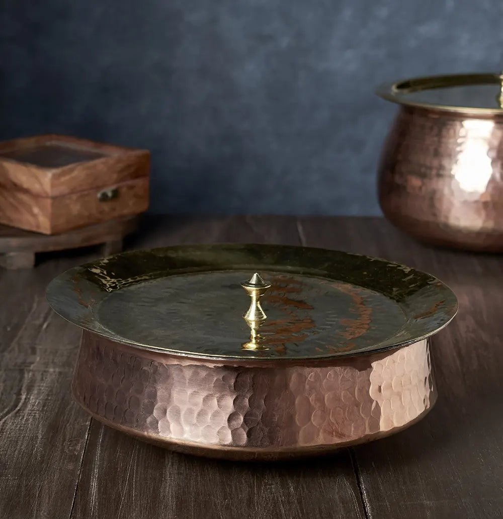 Copper Lagaan - Tin coated with Lid