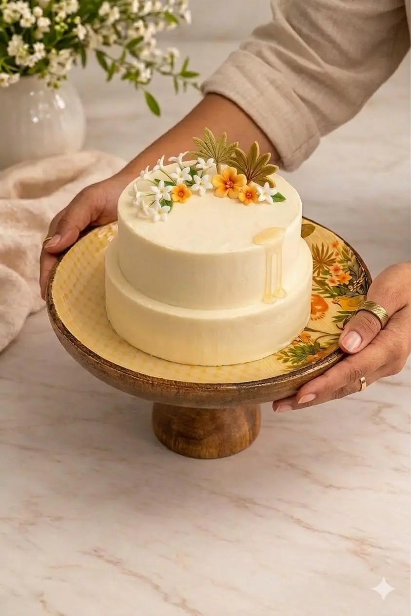 Mango Wood Cake Stand